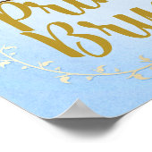 Poster Carrosse de princesse dorée Livre de contes person (Coin)