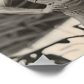 Poster Carrosserie féminine vintage (Coin)