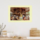 Poster Carrousel à l'Horloge (Cuisine)