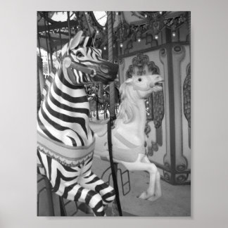 Poster Carrousel au zoo Audubon New Orleans, Louisiane