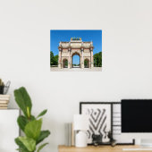 Poster Carrousel de l'Arc de Triomphe à Paris, France (Bureau à domicile)