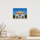 Poster Carrousel de l'Arc de Triomphe à Paris, France (Cuisine)