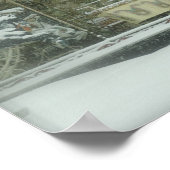 Poster Carrousel de neige Paris (Coin)
