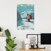Poster Carrousel de télésiège Station de ski de Winterber (Bureau à domicile)