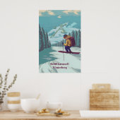 Poster Carrousel de télésiège Station de ski de Winterber (Cuisine)