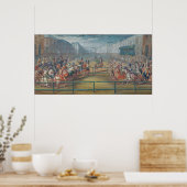 Poster Carrousel des Amazones en 1682 (Cuisine)
