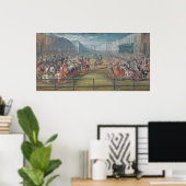 Poster Carrousel des Amazones en 1682 (Bureau à domicile)
