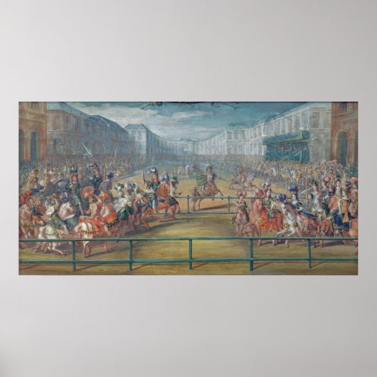Poster Carrousel des Amazones en 1682 (Devant)