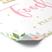 Poster Carrousel floral de Monnaie rose Alimentation de d (Coin)