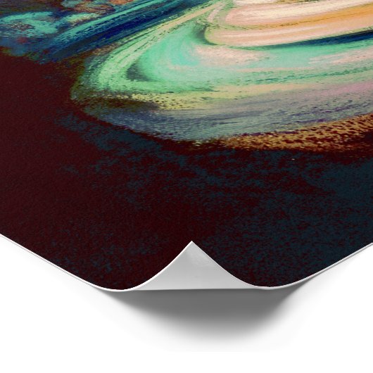 Poster Carrousel Pastel Dessin Faded Chilhood Memory (Coin)