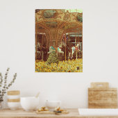 Poster Carrousel vintage (Cuisine)