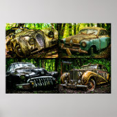 Poster Cars classiques Auto Graveyard (Devant)