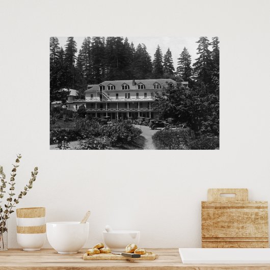 Poster Carson, WA Shipherd's Springs Hotel View (Cuisine)