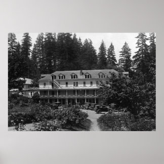 Poster Carson, WA Shipherd's Springs Hotel View