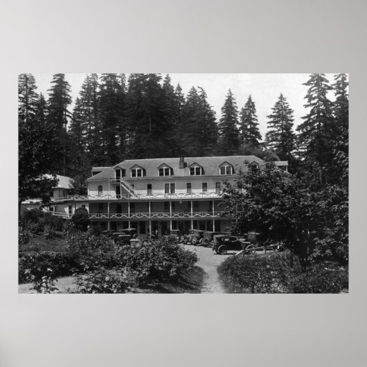 Poster Carson, WA Shipherd's Springs Hotel View (Devant)