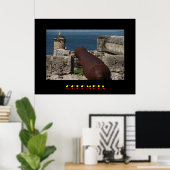 Poster Cartagena Colombia (Bureau à domicile)