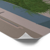 Poster Cartajena colombie ville de voyage, (Coin)