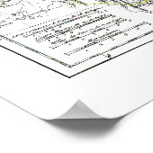 Poster Carte 1806 - La Suisse (Coin)