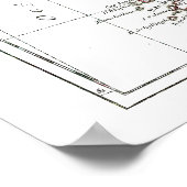 Poster Carte 1806 - L'Irlande (Coin)