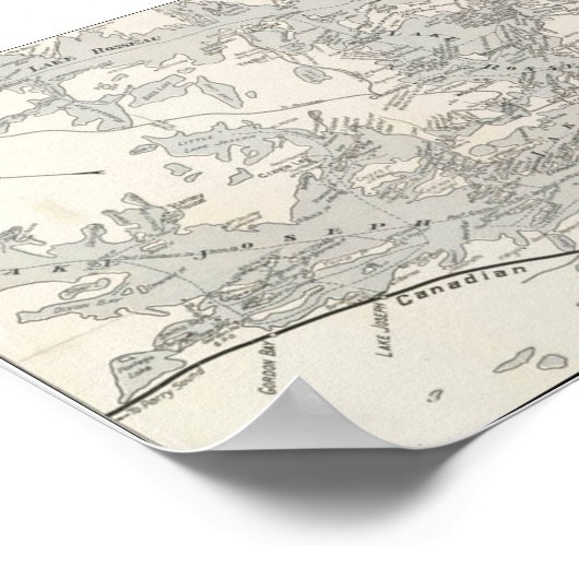 Poster carte 1904 (Coin)