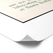 Poster Carte 1914, Ville de Père Noël Barbara (Coin)