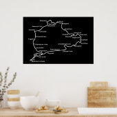 Poster Carte 3x4 (Cuisine)