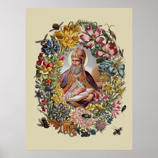 Poster carte à brosse (Devant)