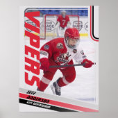 Poster Carte à collectionner de hockey sur glace (Devant)