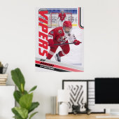 Poster Carte à collectionner de hockey sur glace (Bureau à domicile)