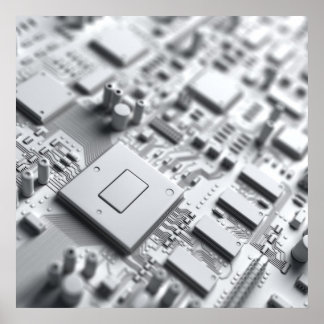 Poster Carte Abstraite