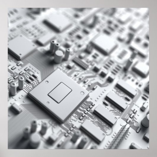 Poster Carte Abstraite (Devant)