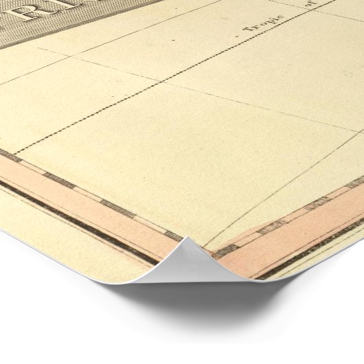 Poster Carte Afrique (Coin)