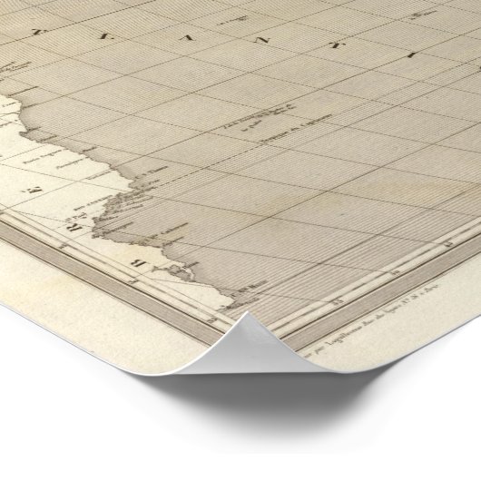 Poster Carte Afrique (Coin)