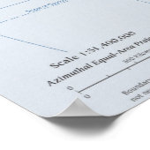 Poster Carte Afrique (Coin)