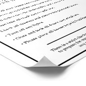 Poster Carte Airbnb de location de vacances (Coin)