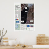 Poster Carte Al' Aqabah Jordanie 1993 (Cuisine)