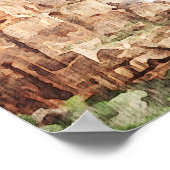 Poster Carte alphabétique des sièges du parc national ZIO (Coin)