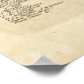 Poster Carte anatomique de Cyclopaedia 1728 (Coin)