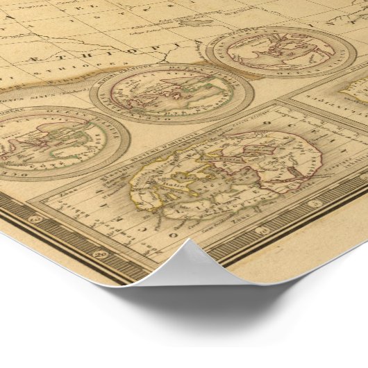 Poster Carte ancienne (Coin)