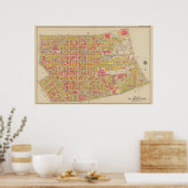 Poster Carte ancienne de Brooklyn | George Washington Bro (Cuisine)