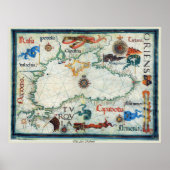 Poster Carte ancienne de la mer Noire (Devant)