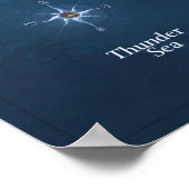 Poster Carte annotée du Khorvaire (Eberron) (Coin)