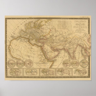 Poster Carte antique