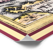 Poster Carte antique de Cuba, Haïti, Caraïbes (Coin)