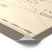 Poster Carte antique des Philippines (Coin)