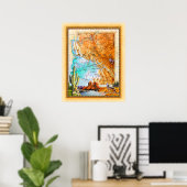 Poster "Carte Arizona" (Bureau à domicile)