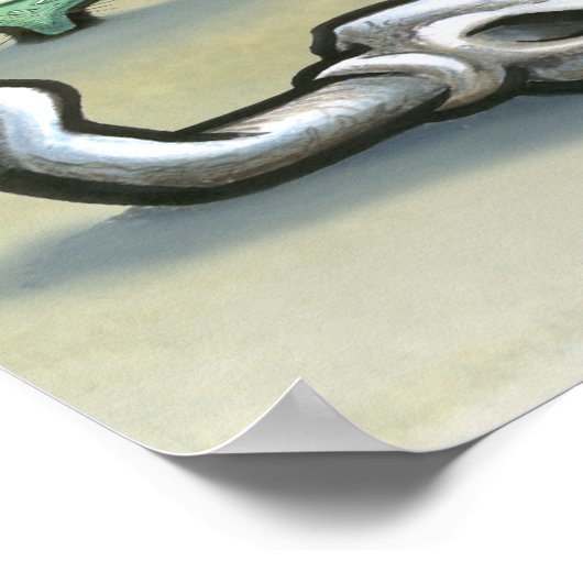 Poster Carte Arlington TX (Coin)