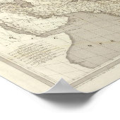 Poster Carte Asie (Coin)
