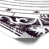 Poster Carte Astrologique personnelle (Coin)