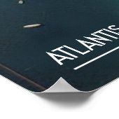 Poster Carte Atlantis (Coin)